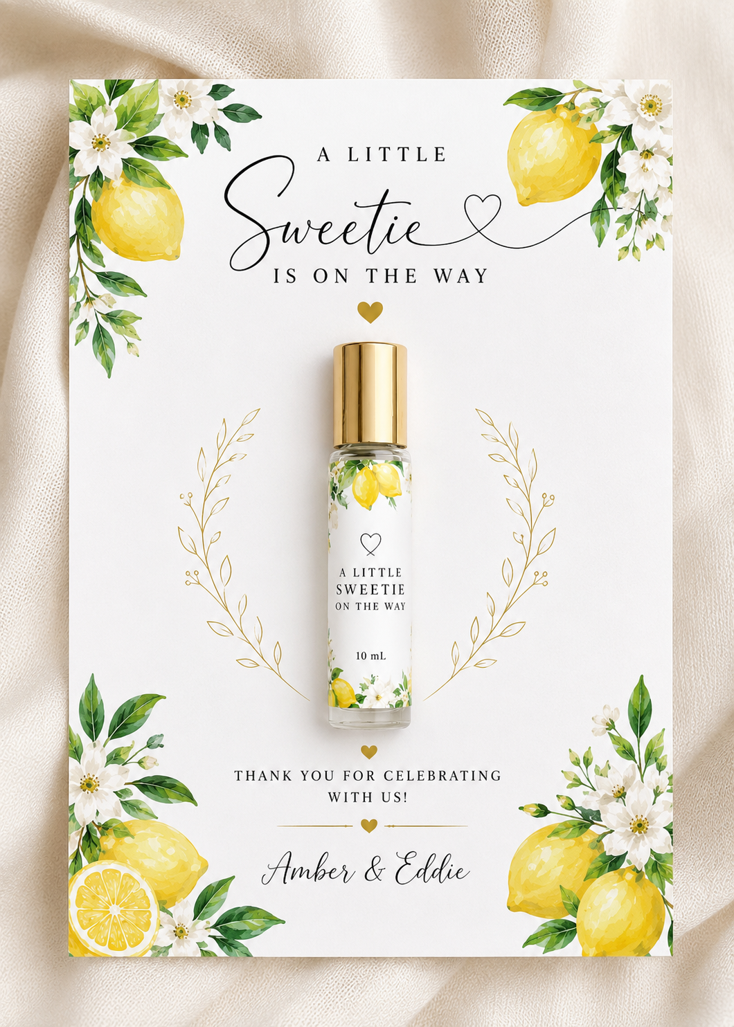 Custom Perfume Party Favors