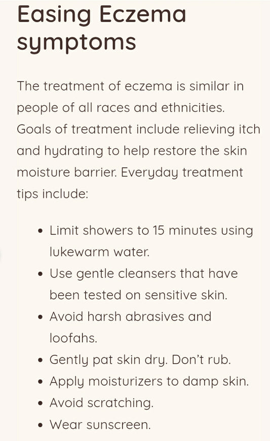 Eczema Butter Cream w/ Aloe Vera Gel All Natural