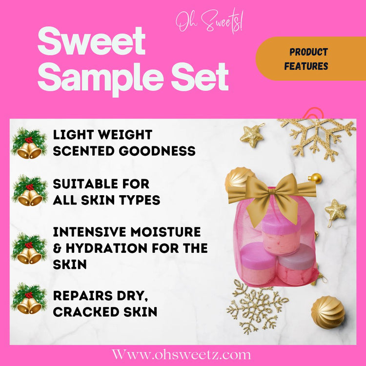 Oh Sweets! Sampler Pack of 3