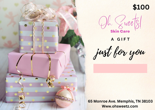 Oh Sweets Skin Care Gift Card
