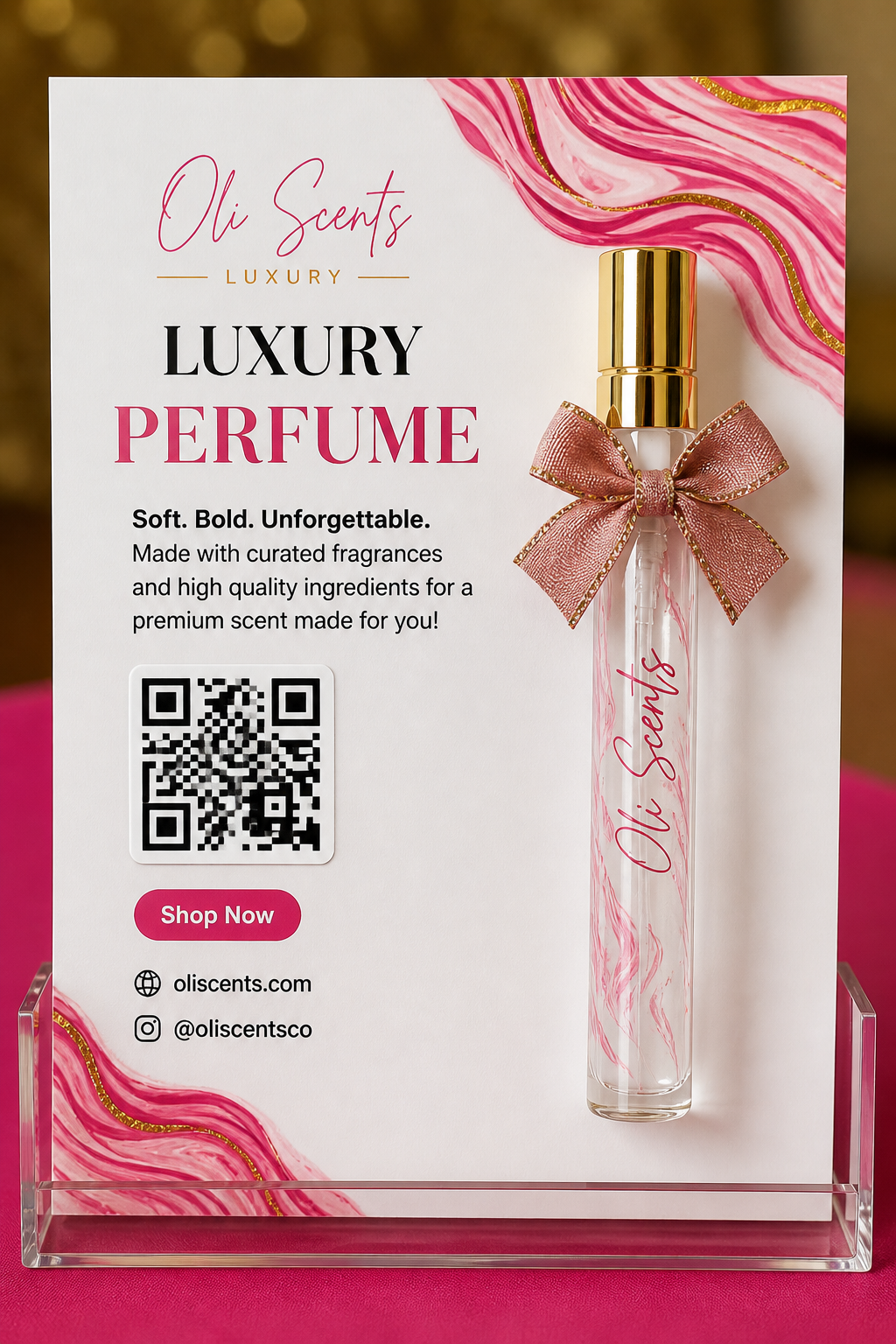 Custom Perfume Party Favors