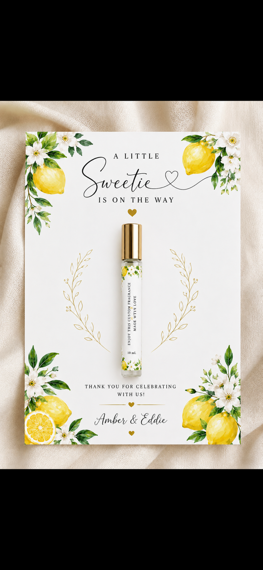 Custom Perfume Party Favors
