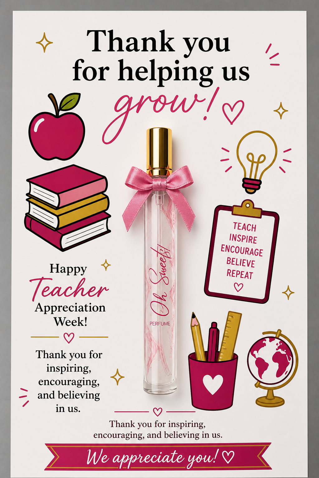 Custom Perfume Party Favors