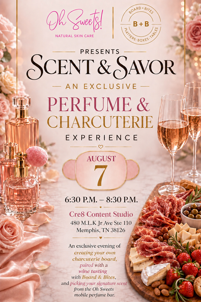 Scent & Savor Perfume & Charcuterie Experience Summer Edition