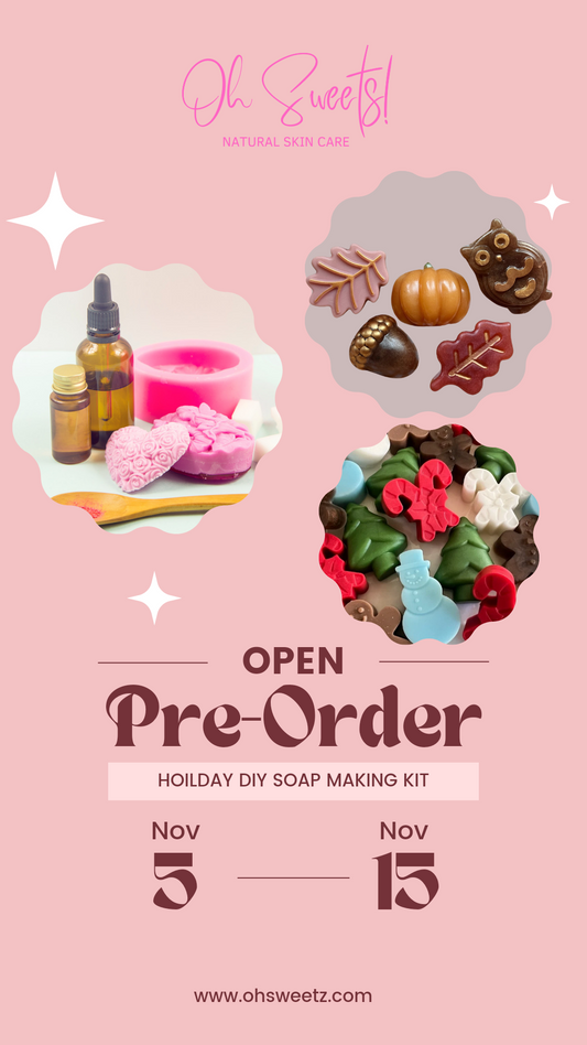 Pre-Order a Holiday Soap Making Kit Makes 2 Soaps