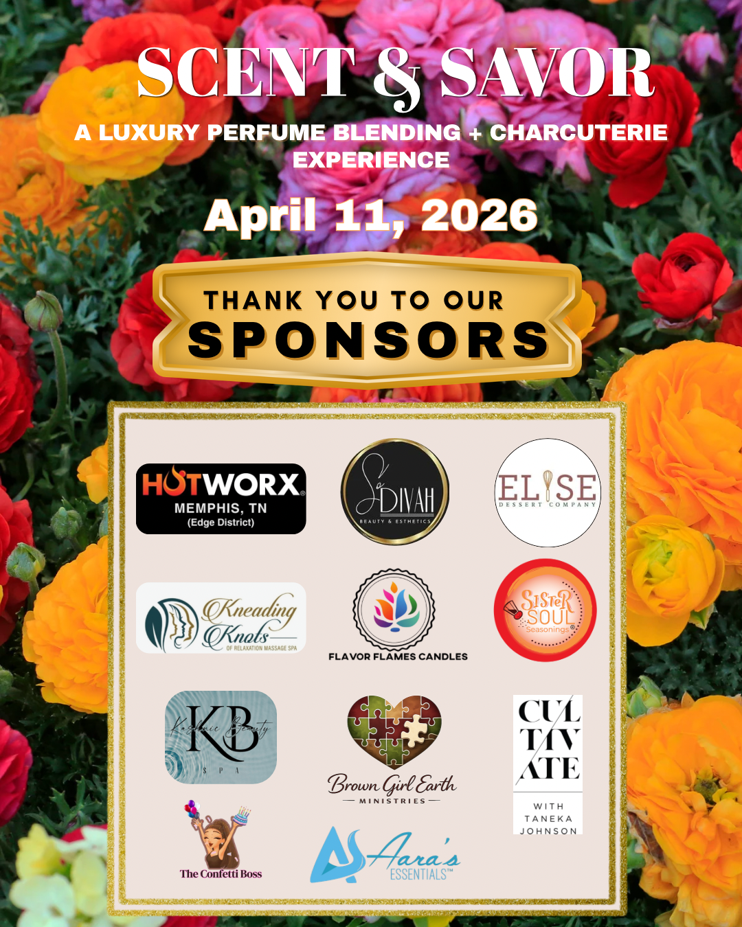 Scent & Savor Perfume & Charcuterie Experience