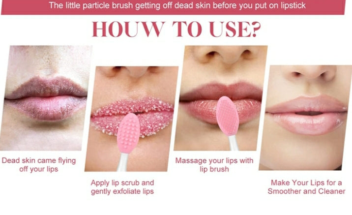 Free lip brush