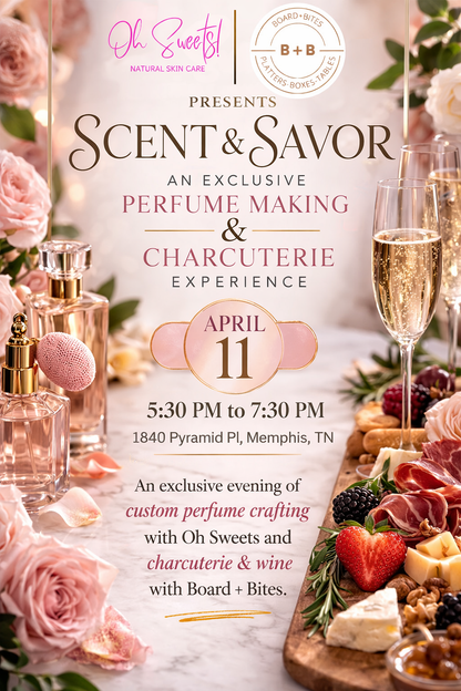 Scent & Savor Perfume & Charcuterie Experience