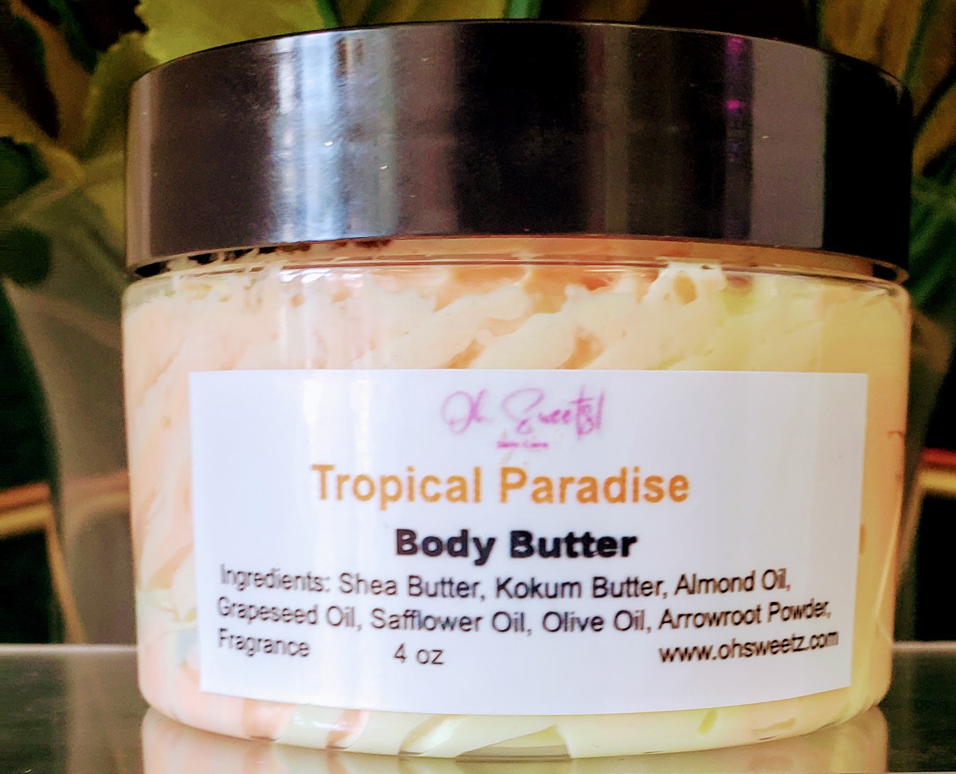 NATURAL HANDMADE Tropical body cream