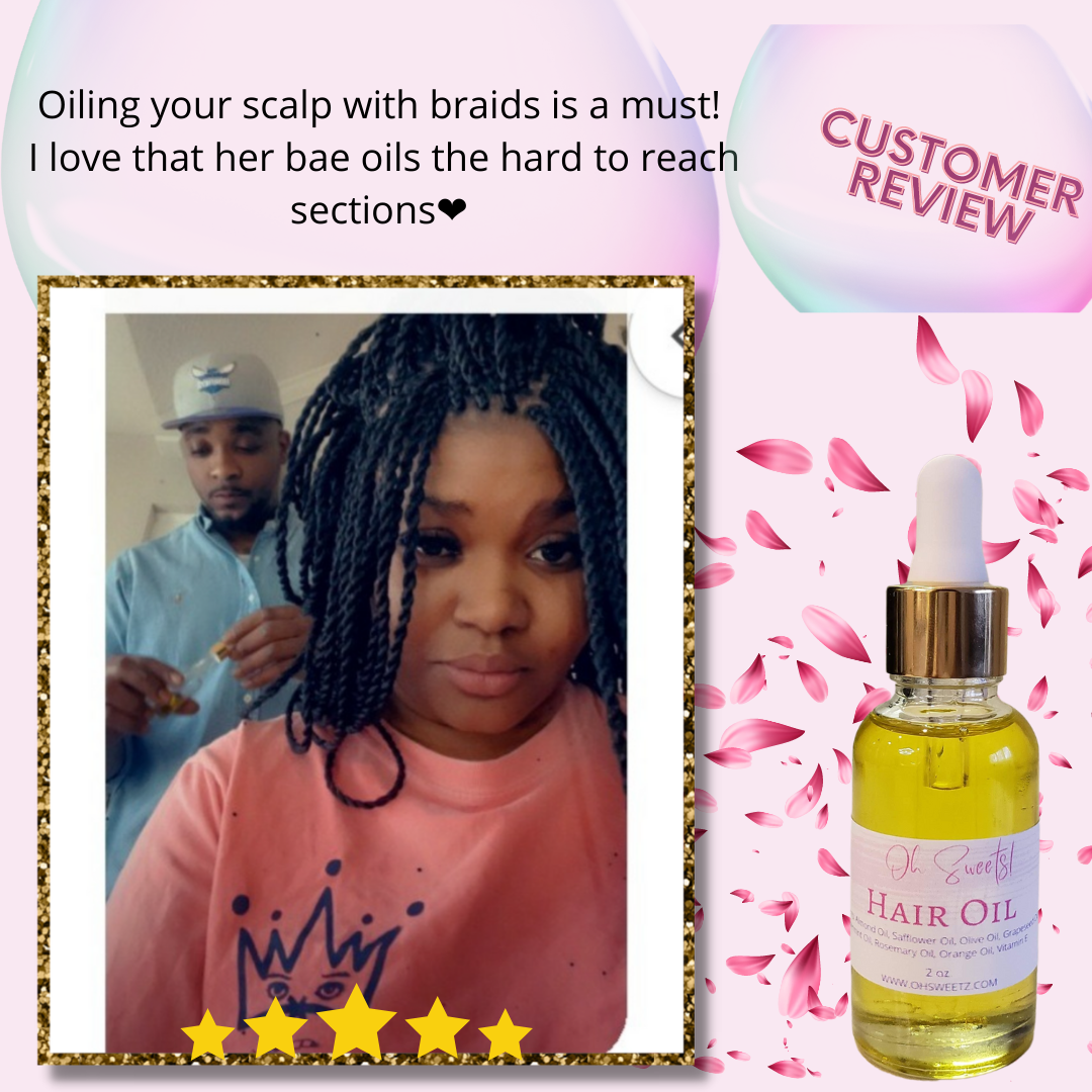 Natural Herbal Hair Growth Oil Rosemary Eucalyptus Jojoba Oil